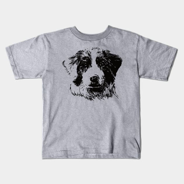 Australian Shepherd gift for Aussie Owners Kids T-Shirt by DoggyStyles